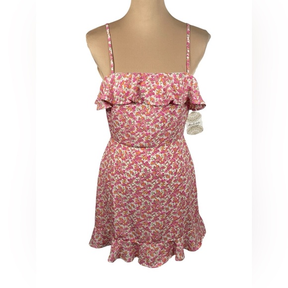 Altar'd State Floral Dress with Pink and Orange Accents NWT Medium - Picture 1 of 7